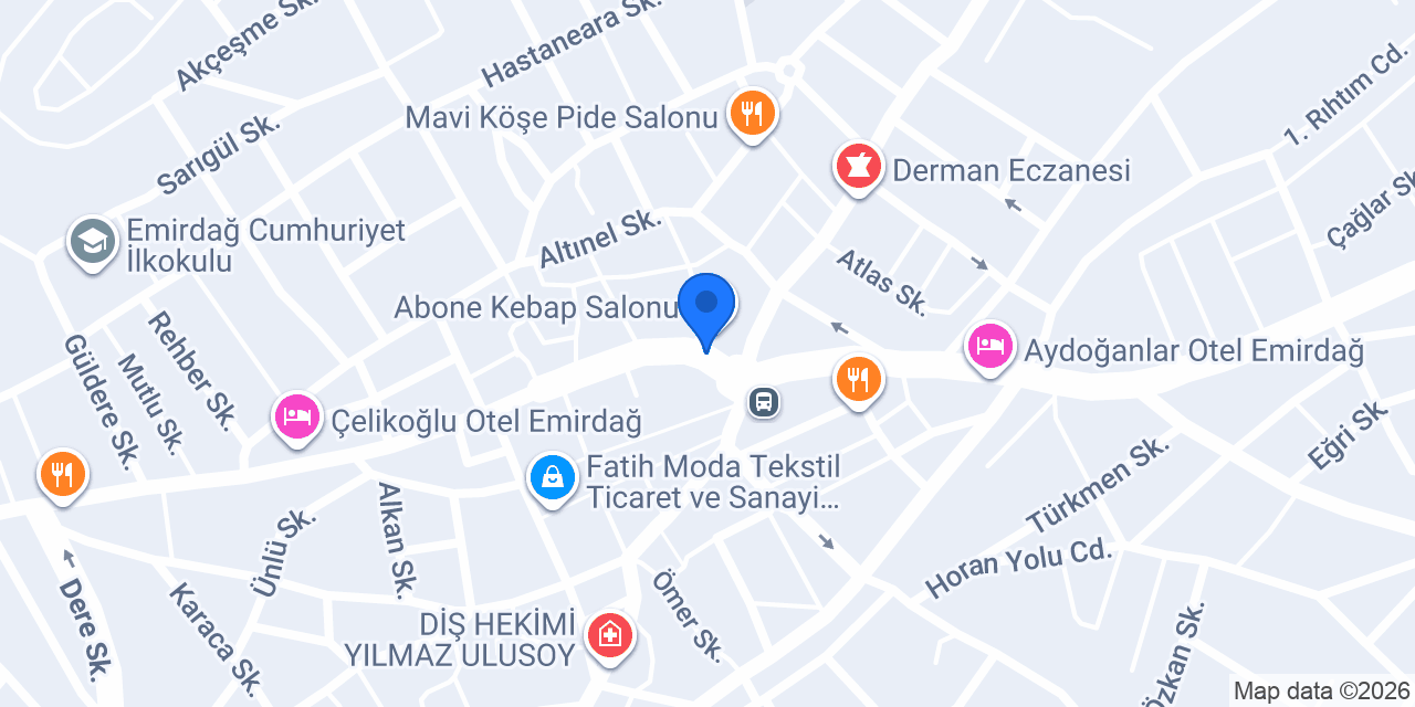 Otagar Taksi konumu