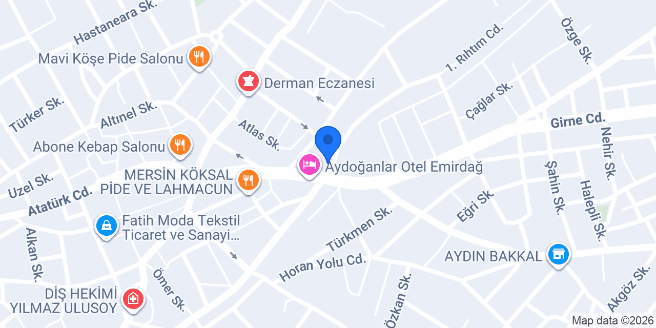 Hanımeli Katmer ve Gözleme konumu