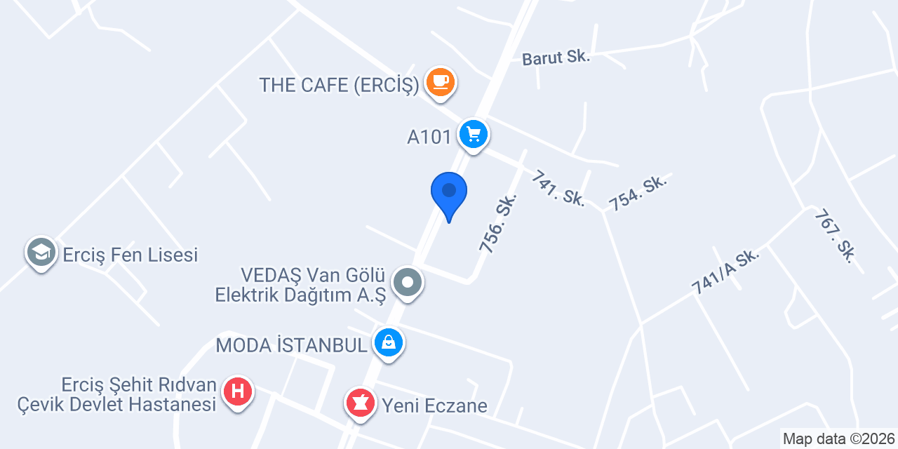 TEKYOL OTO LASTİK konumu