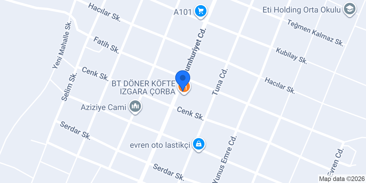 Evren İlçe Özel İdaresi konumu