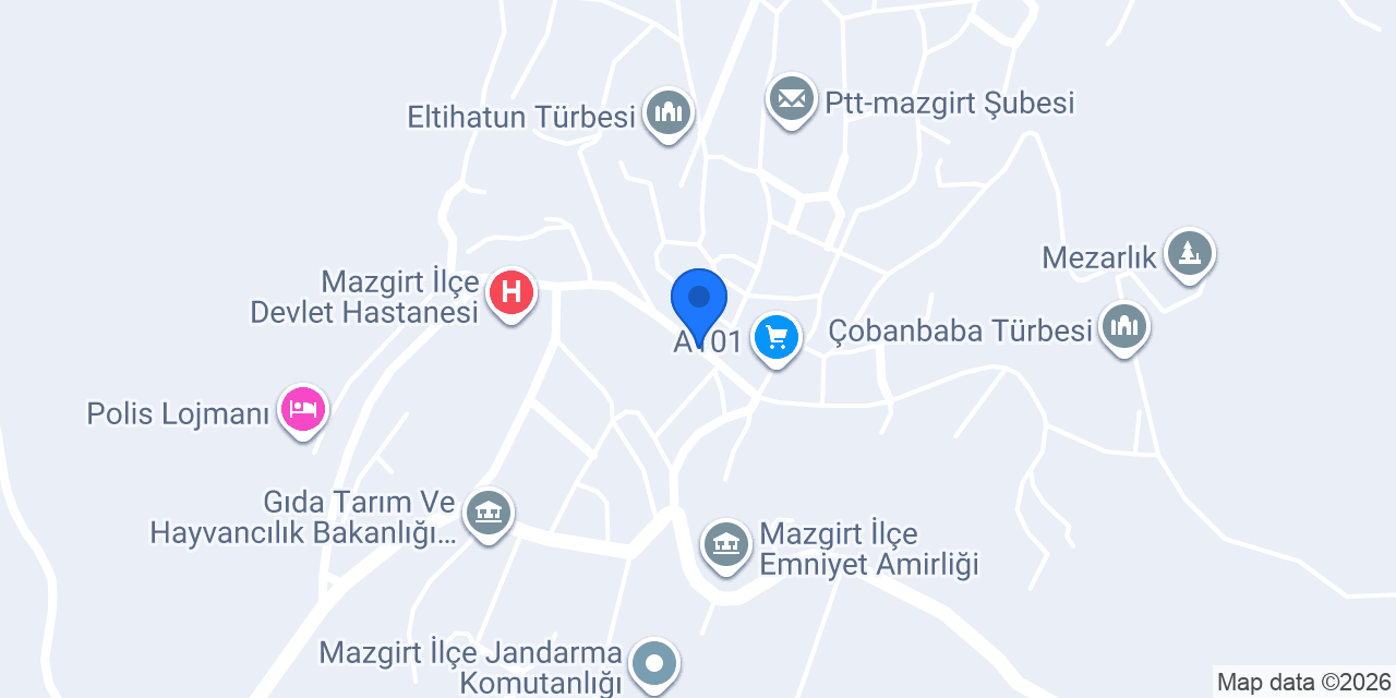 Mazgirt Eczanesi konumu