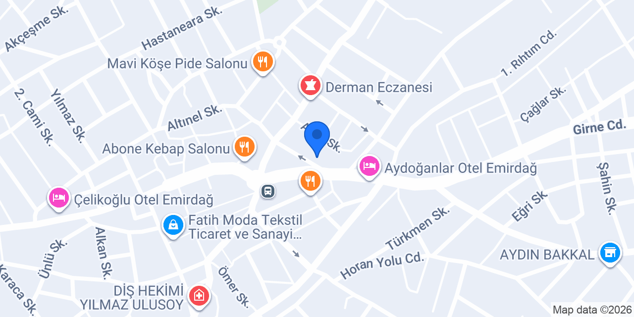 Metehan Restorant konumu