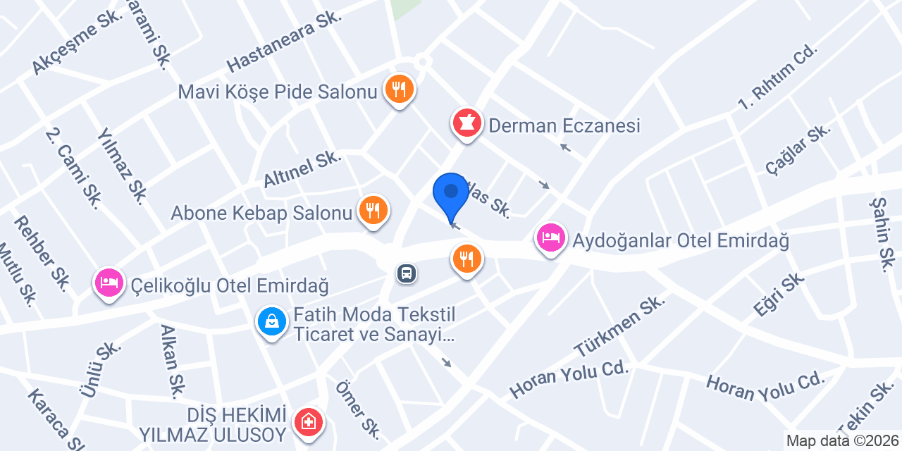 DİLOS DÖNER EMİRDAĞ konumu