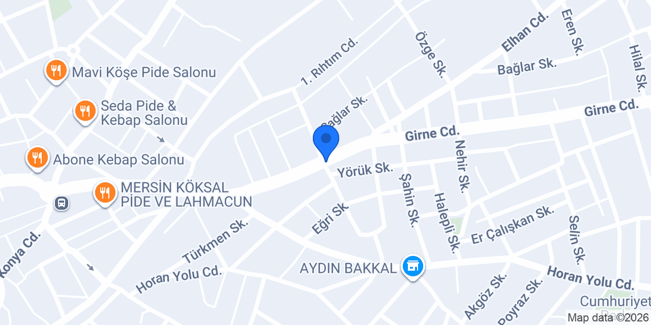 Ata Pide Salonu konumu