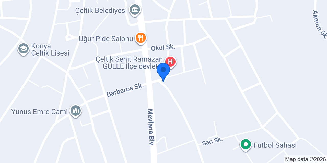 Gülleci Eczanesi konumu