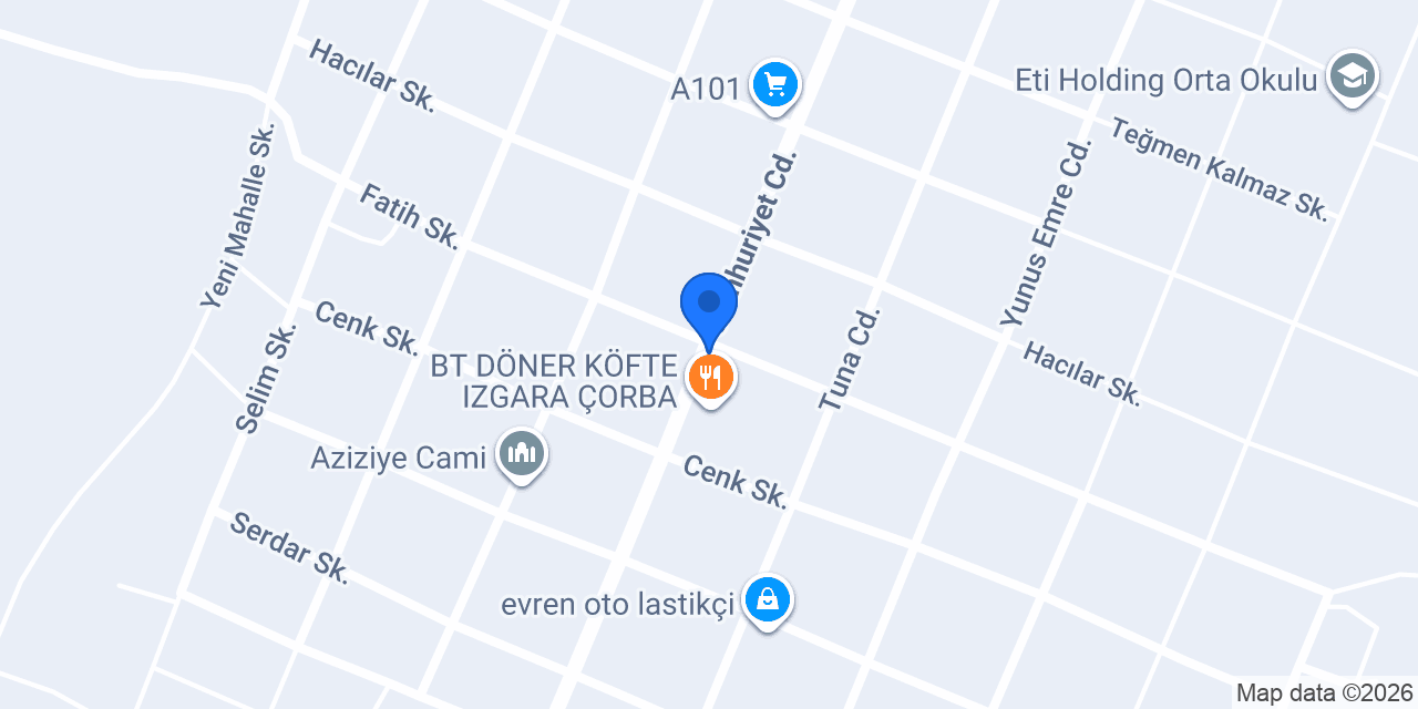 Evren Kaymakamlığı konumu