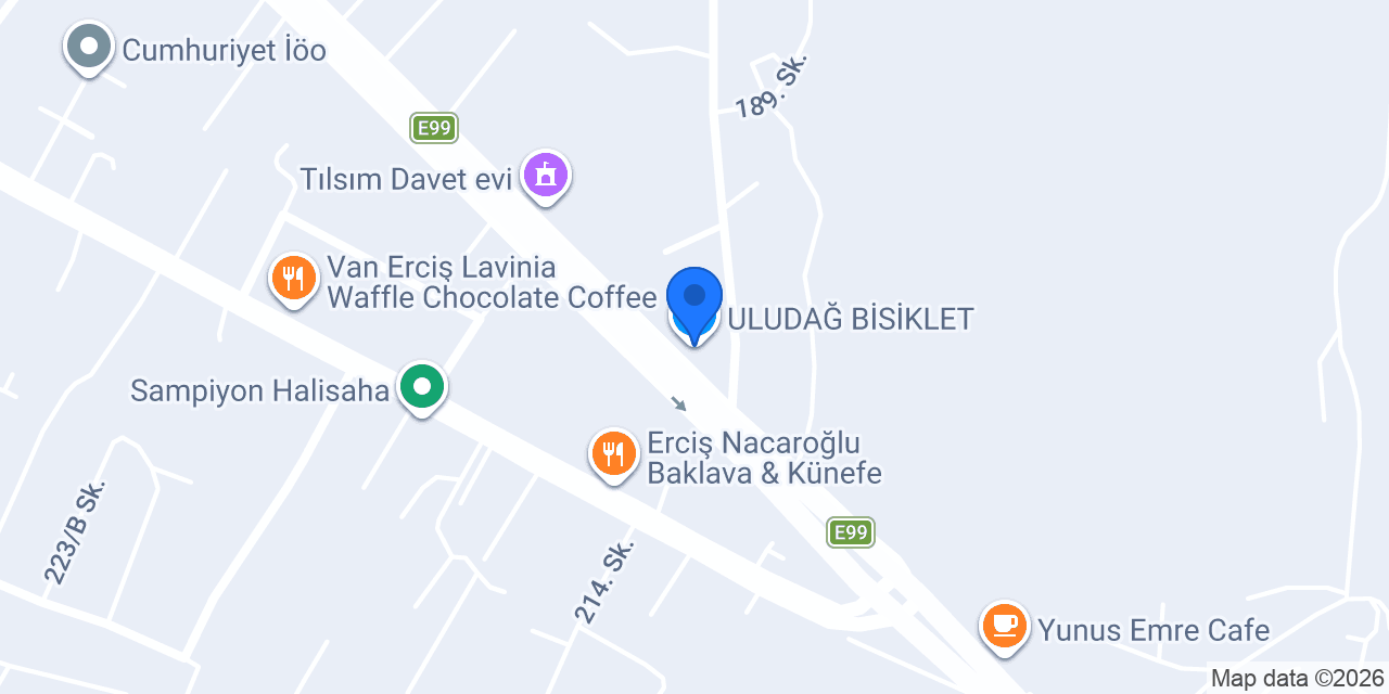 ULUDAĞ BİSİKLET konumu
