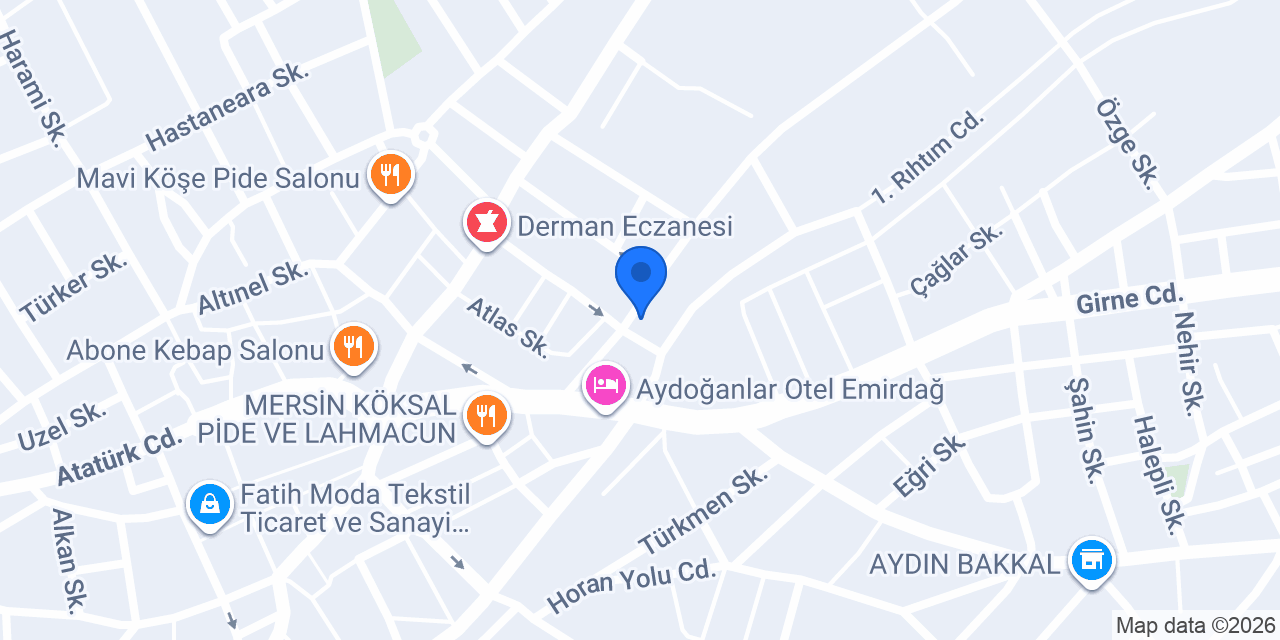 Adalı inşaat dekorasyon konumu