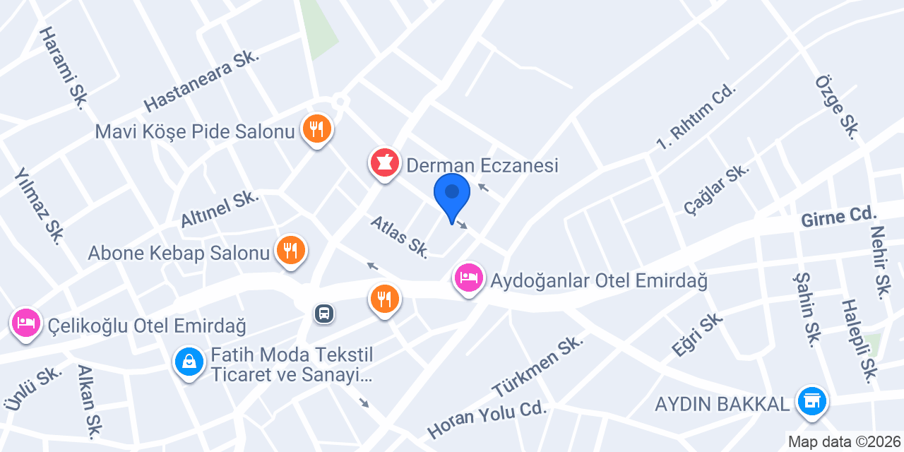 Almila | Emirdağ konumu