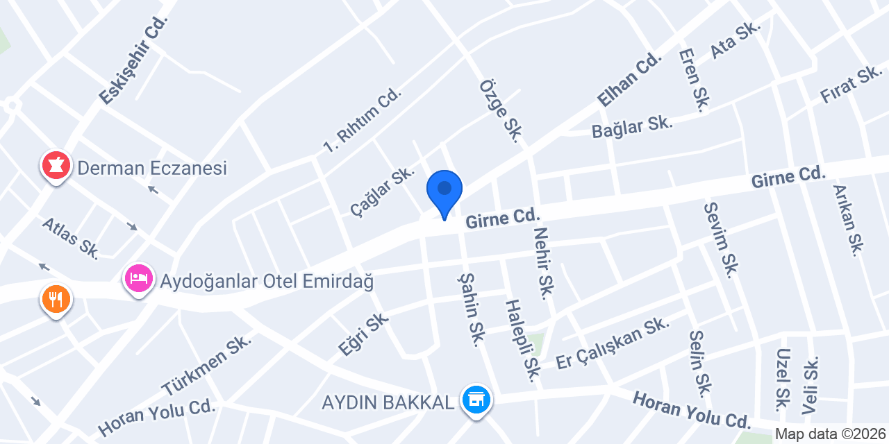 Üstündağ P.v.c konumu