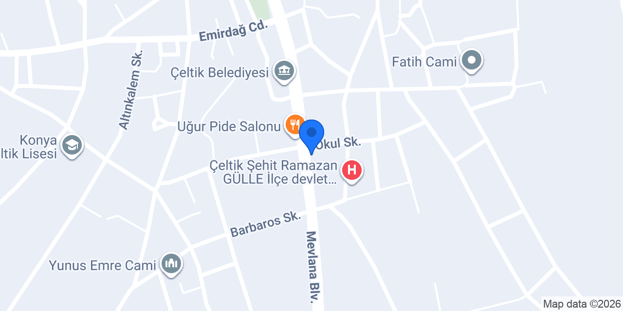 OSES ÇİĞ KÖFTE konumu