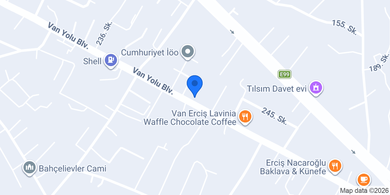 Divanev | Van Erciş konumu