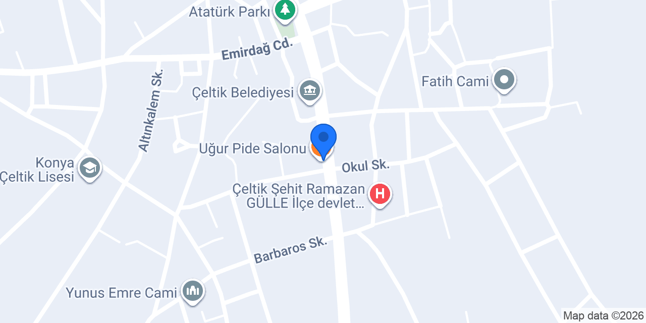 Uğur Pide Salonu konumu
