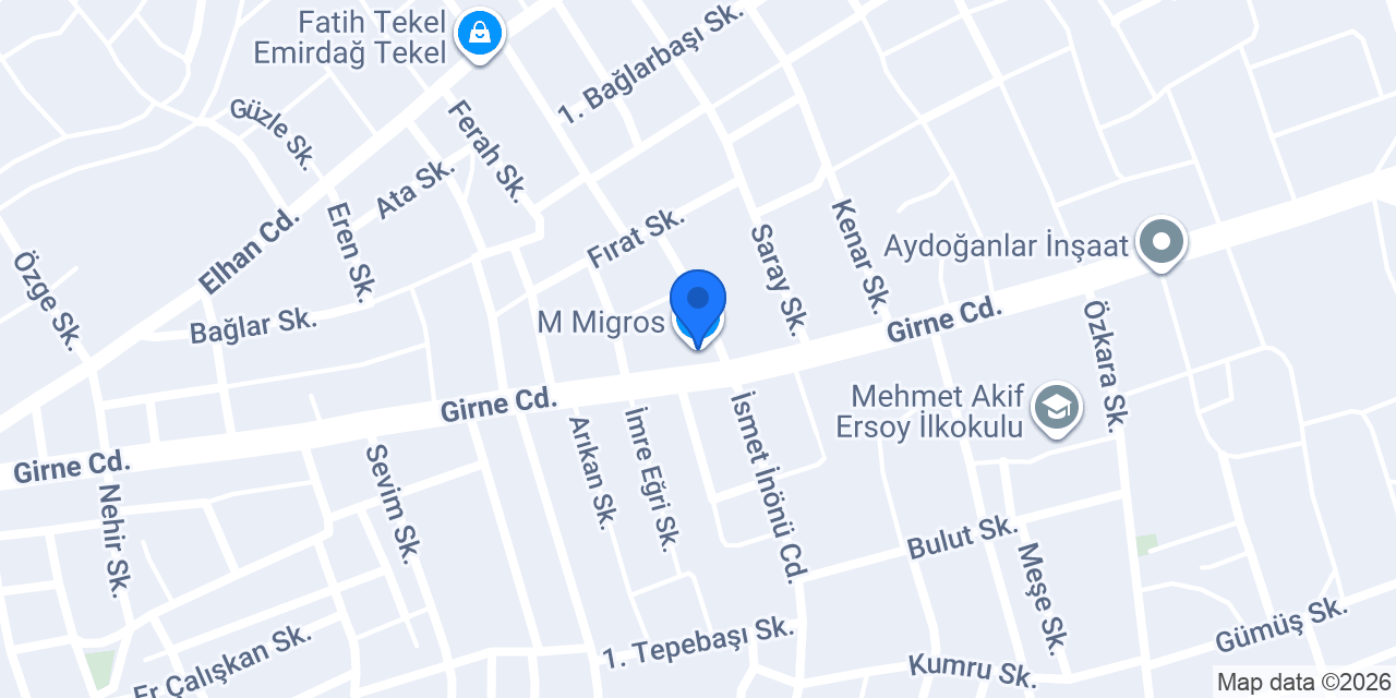 M Migros konumu