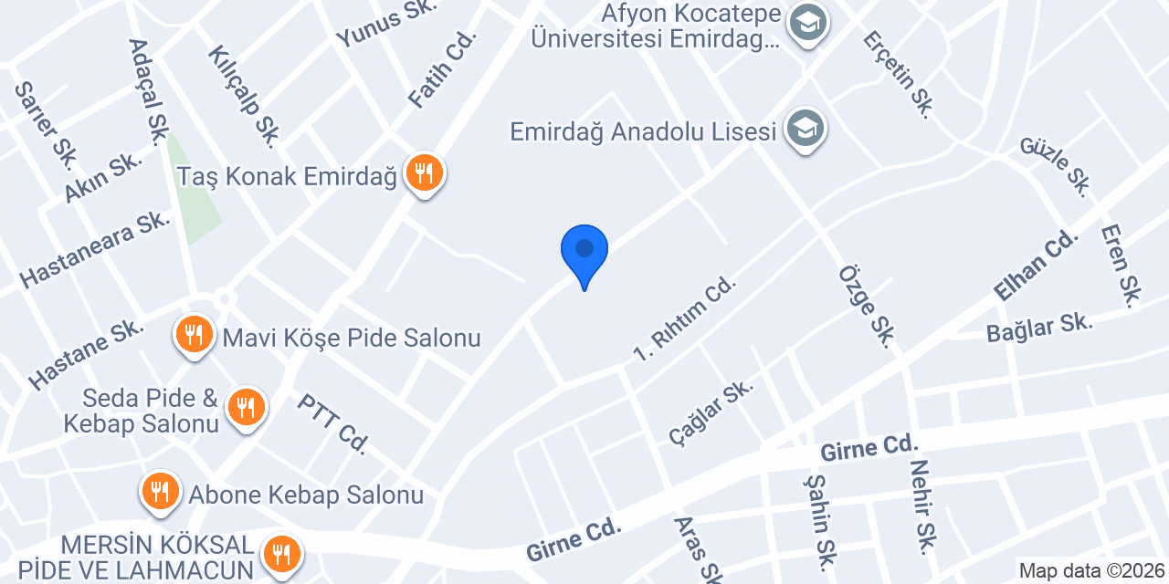 Fadime Derviş Uyar Anaokulu konumu