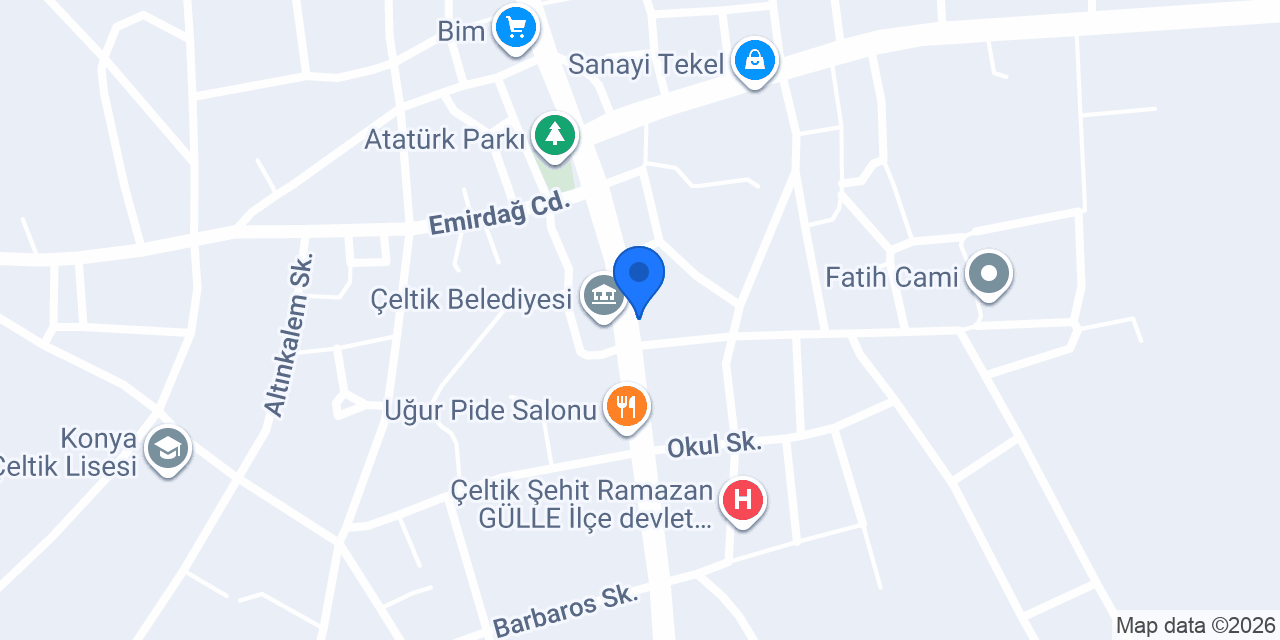 Çeltik Sigorta konumu