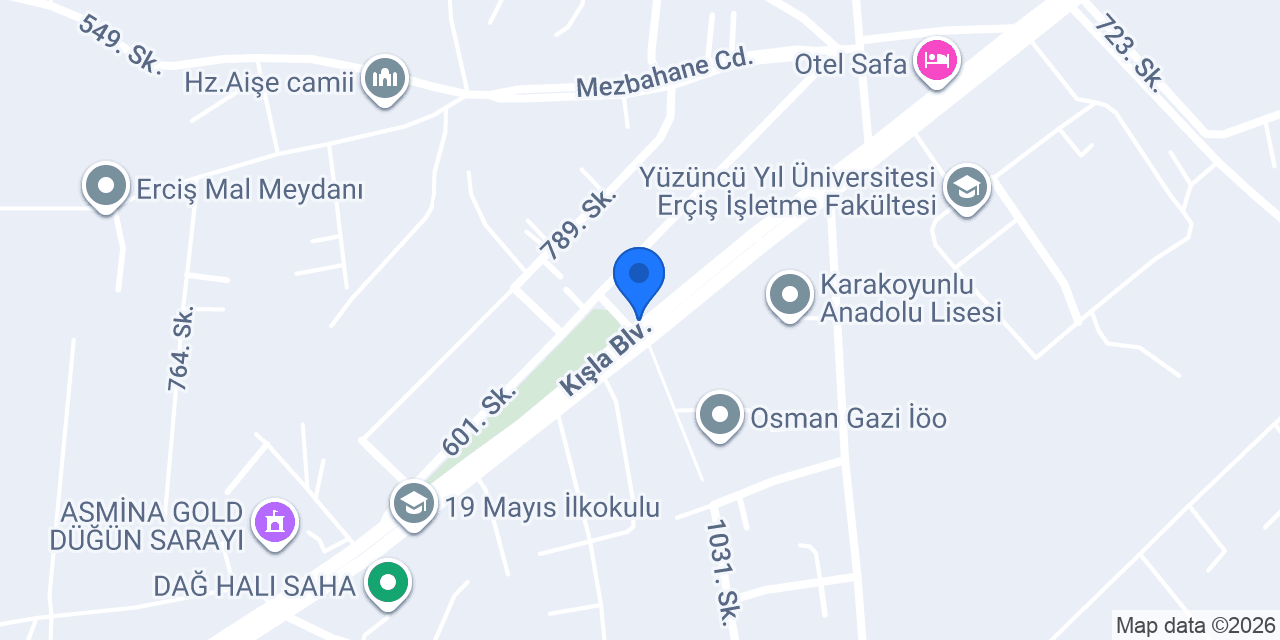 Erciş Lastik | Vangölü Oto Lastik konumu