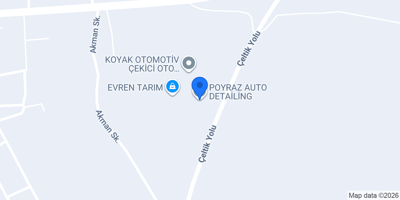 POYRAZ AUTO DETAİLİNG konumu