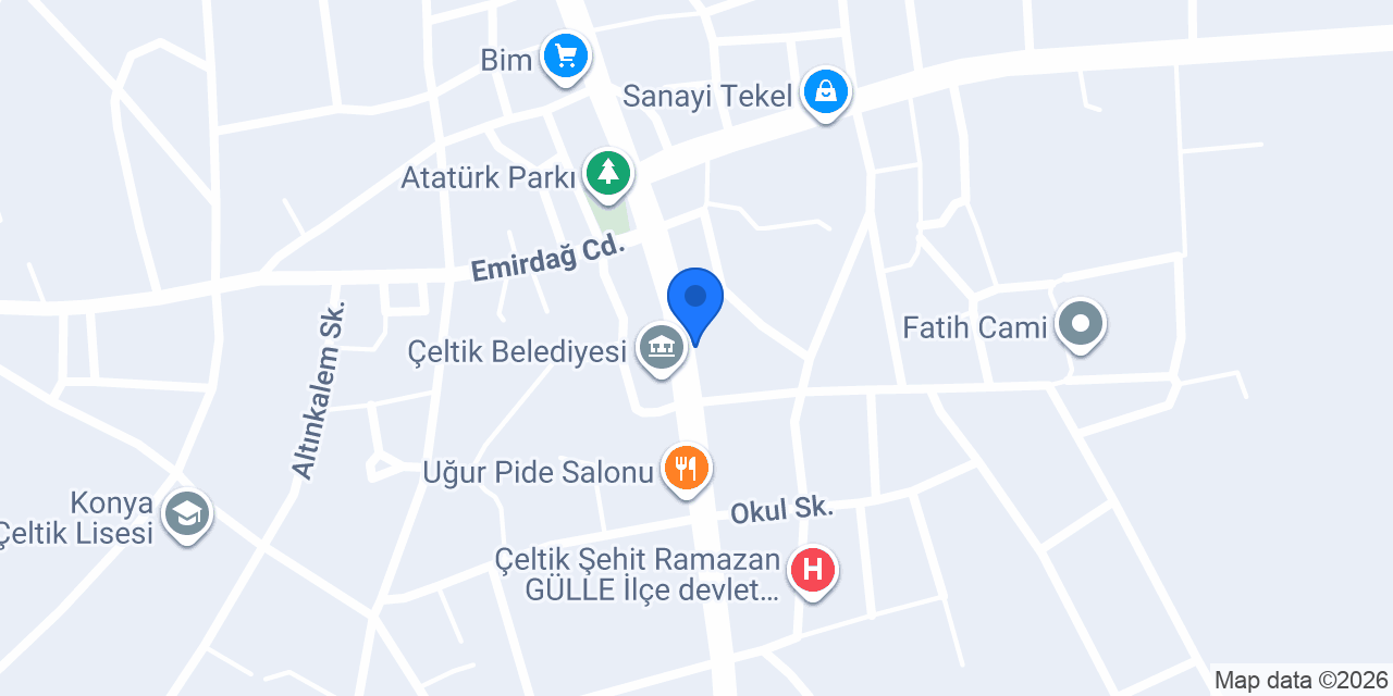 Sevinç Ticaret konumu