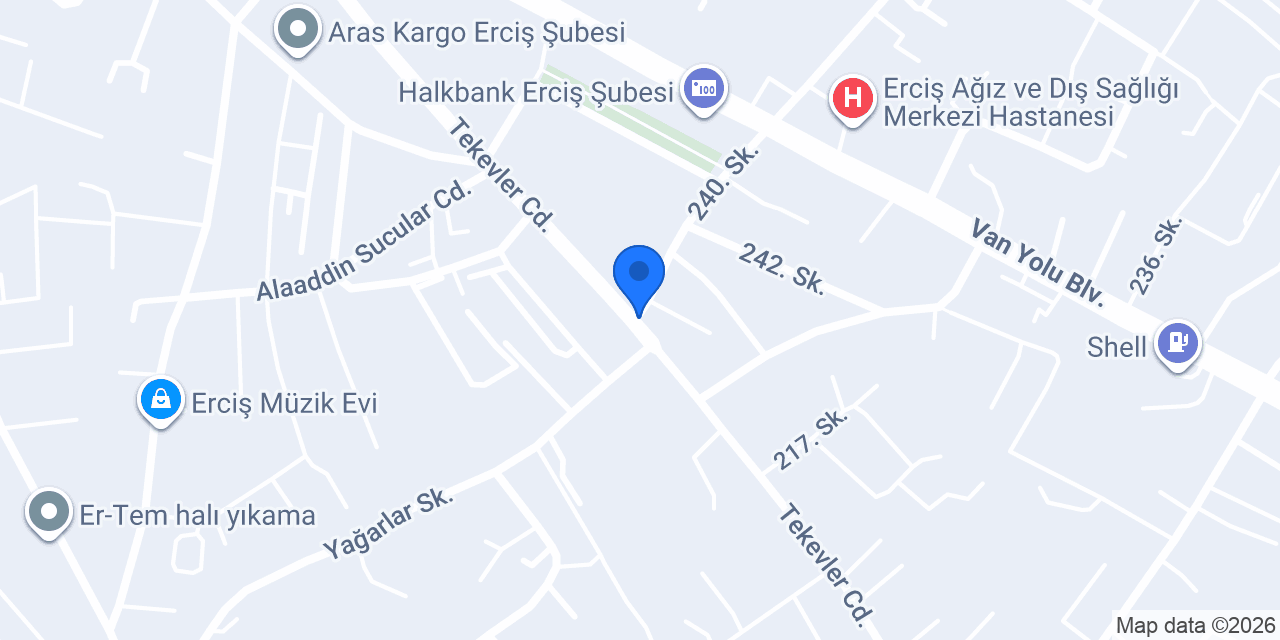 Derya Yapı Bien Seramik konumu