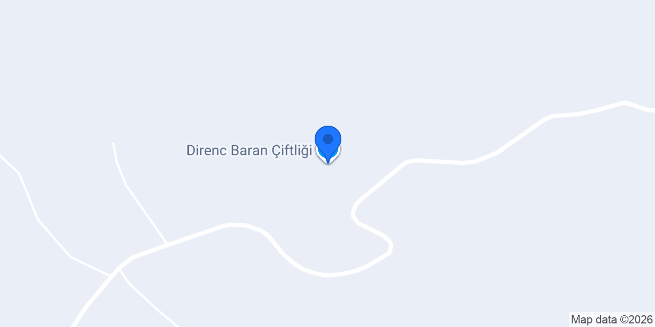 Direnc Baran Çiftliği konumu