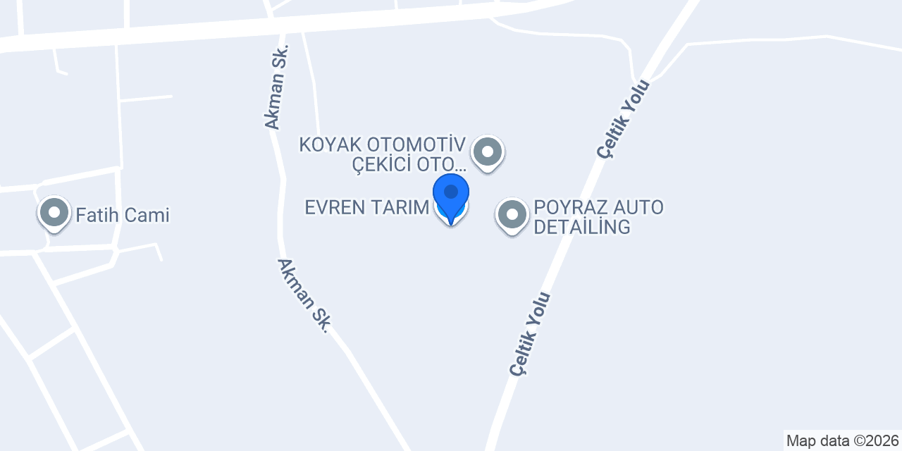 EVREN TARIM konumu