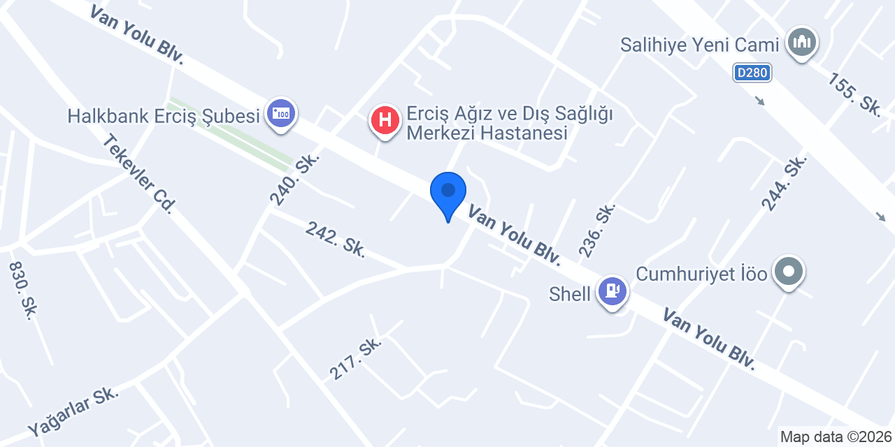 İzol Baklava Börek Künefe Erciş Şube konumu