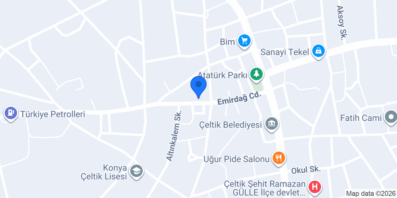 Birlik Market konumu