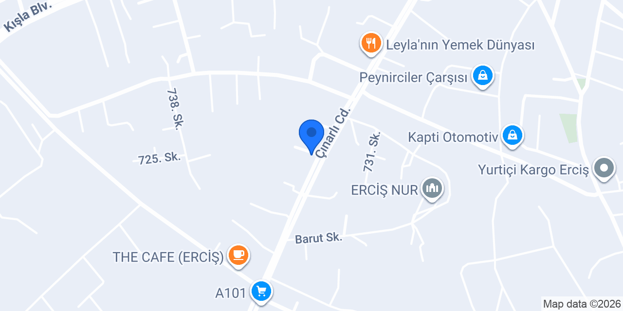 Çakıl Oto Lastik konumu