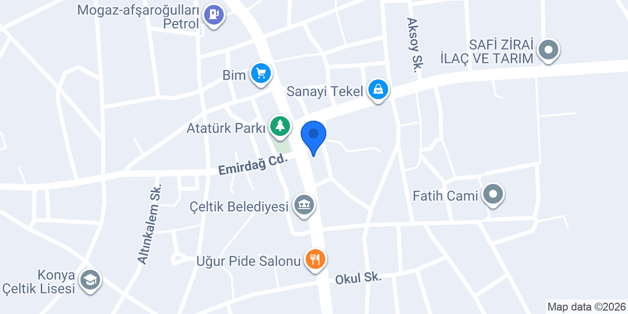 TOSUN ERKEK kuaförü konumu