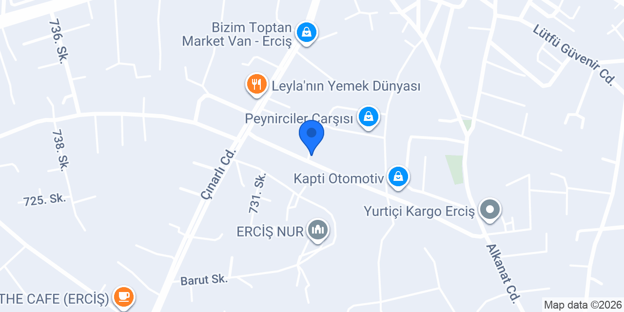 EMİR AUTO konumu