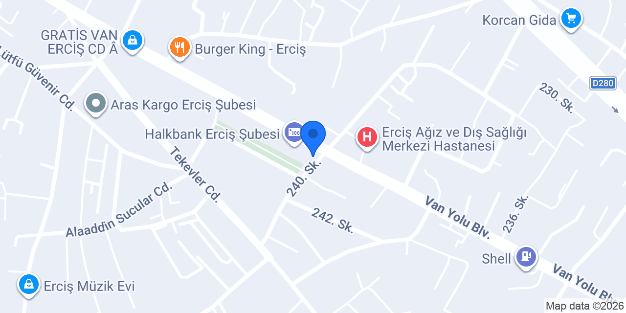 Helvacı Yakub Efendi Erciş konumu