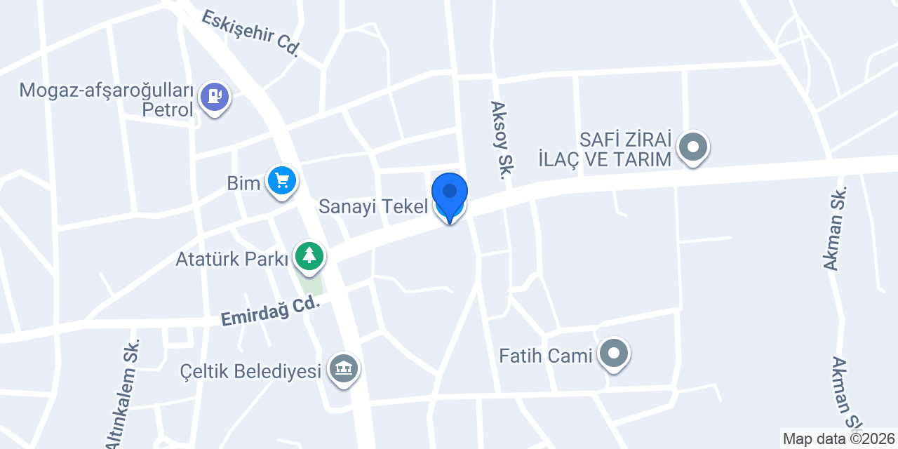 Sanayi Tekel konumu