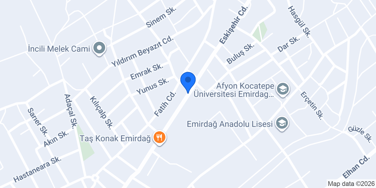 Çınar Eczanesi konumu