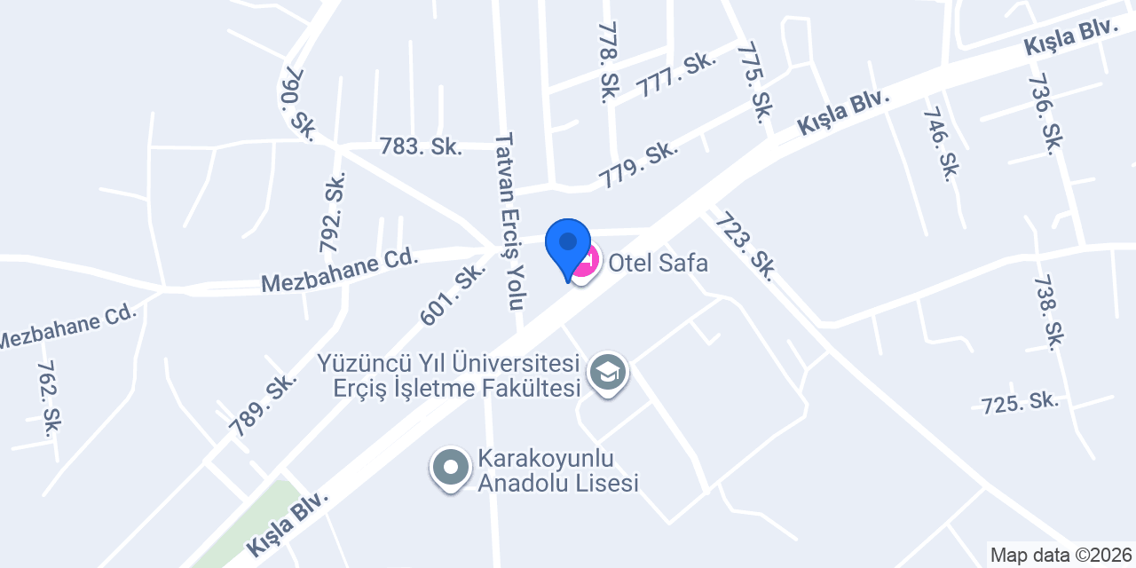 Erciş Oto Lastik Deniz konumu