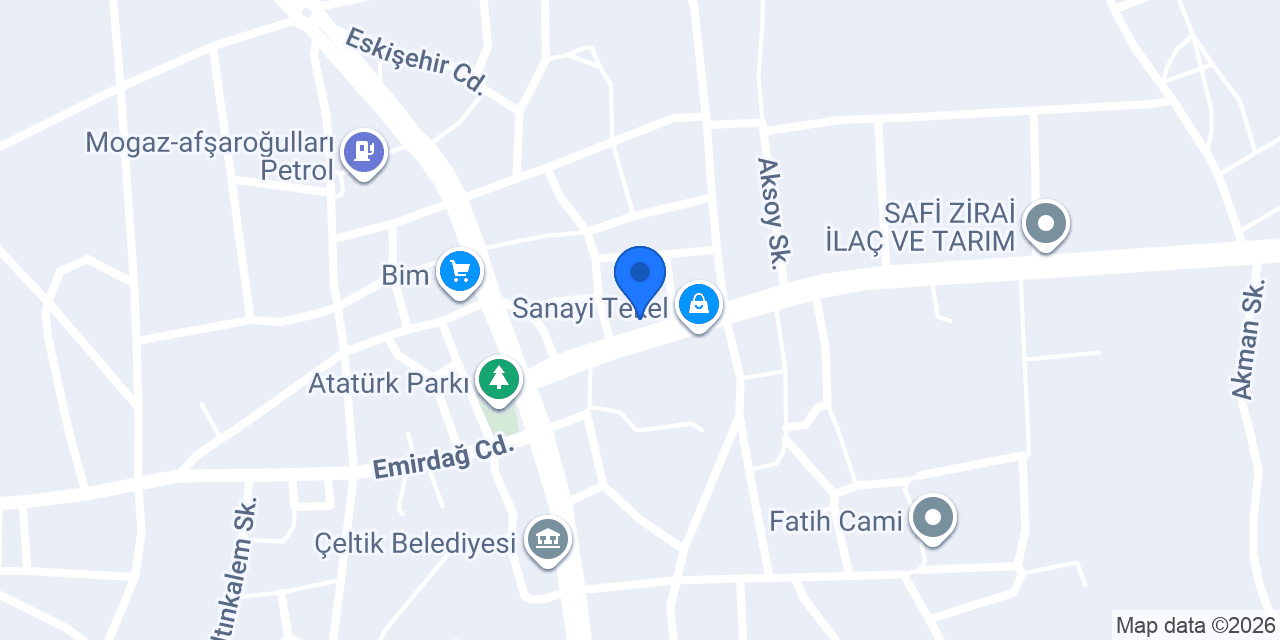 Özbay Tarım Ltd .şti. konumu