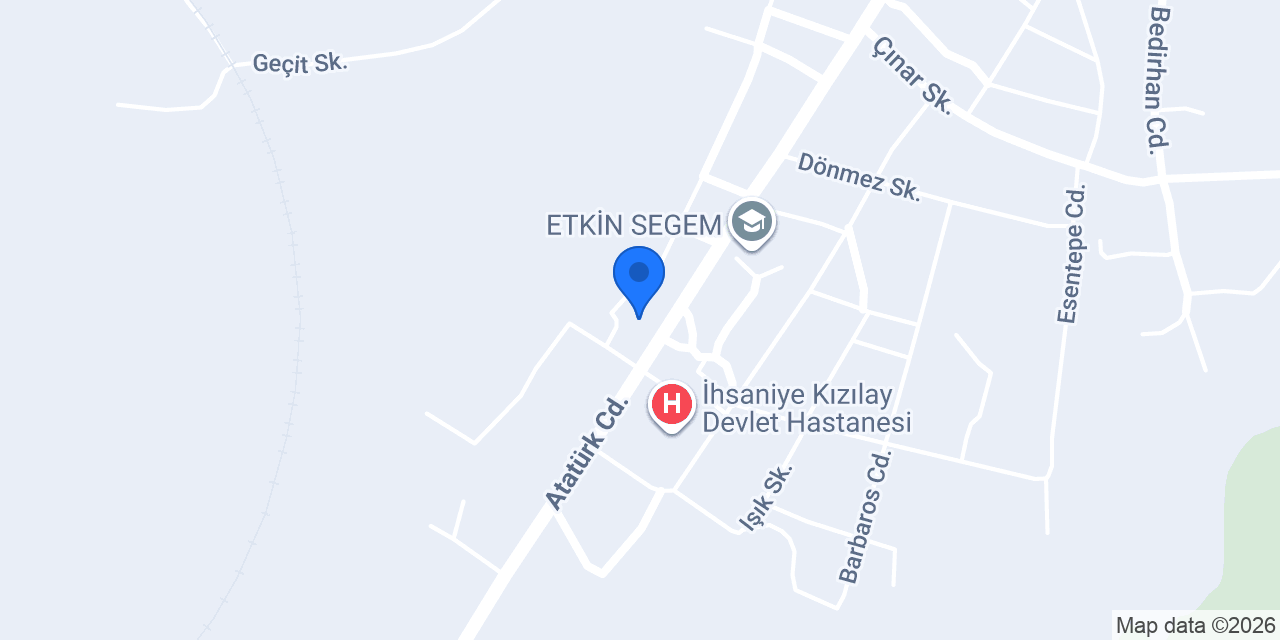 İhsaniye İlçe Jandarma konumu