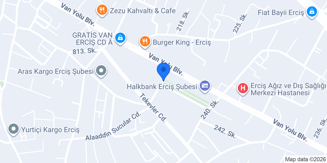 Kervan Taksi Durağı konumu