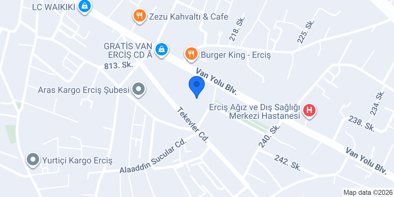 Çiğköftem Erciş konumu