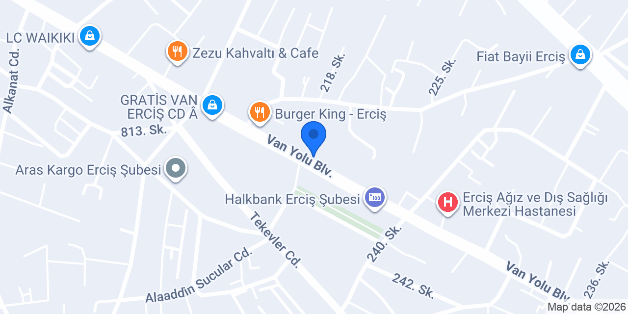 YÇM MAĞAZACILIK konumu