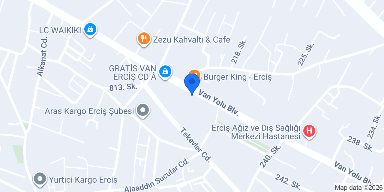 Tesadüf Cafe konumu