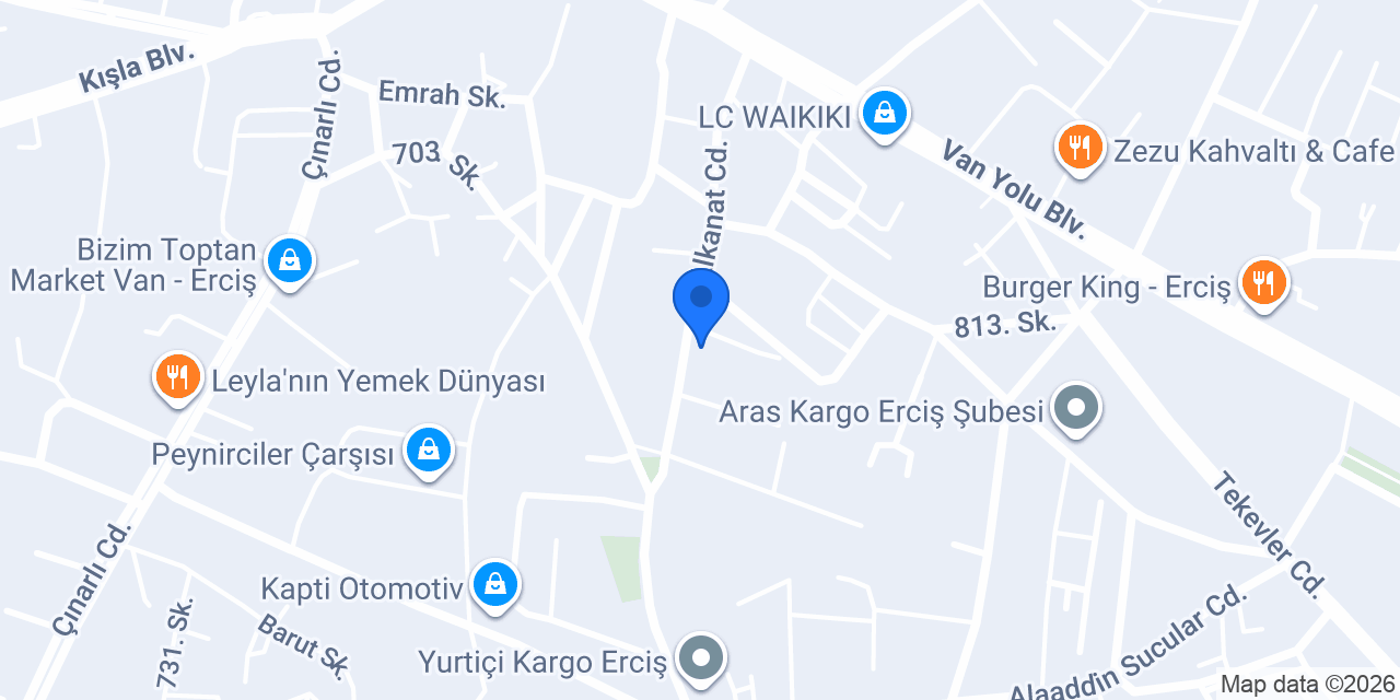Aygaz Tüp Bayisi Nalbantoglu Tic Ercis.VAN konumu