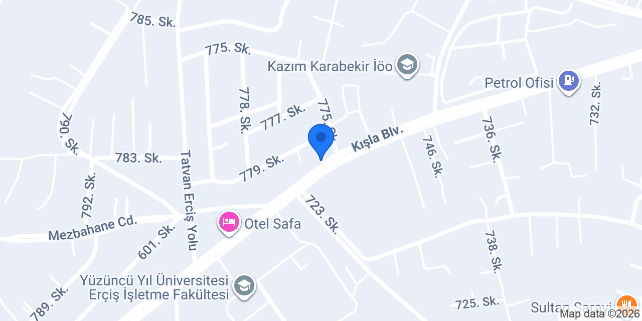 ŞİRİN YAPI KIŞLA ŞUBESİ konumu