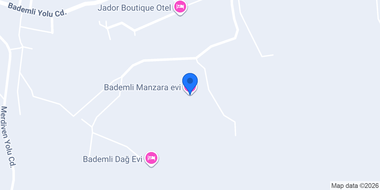 Bademli Manzara evi konumu