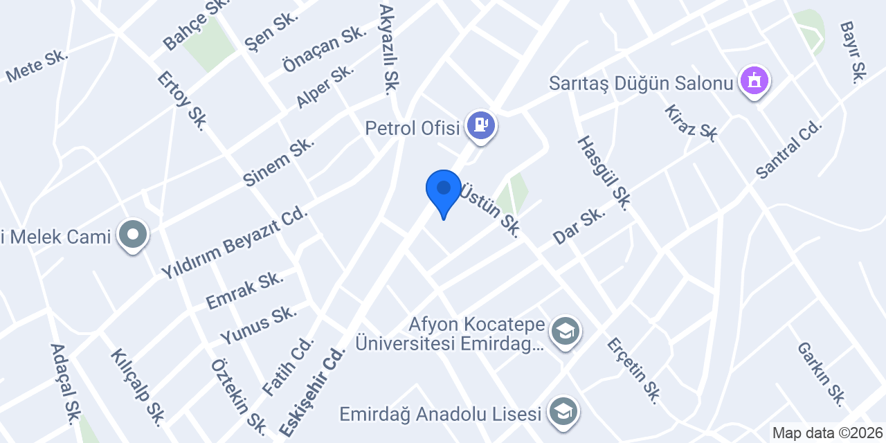 Aslan Halı Mobilya konumu