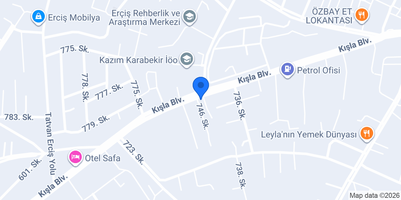 Çalışkan 2.el spot mobilya konumu