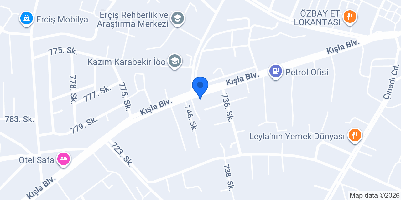 Nazlıcan Apart Ev konumu