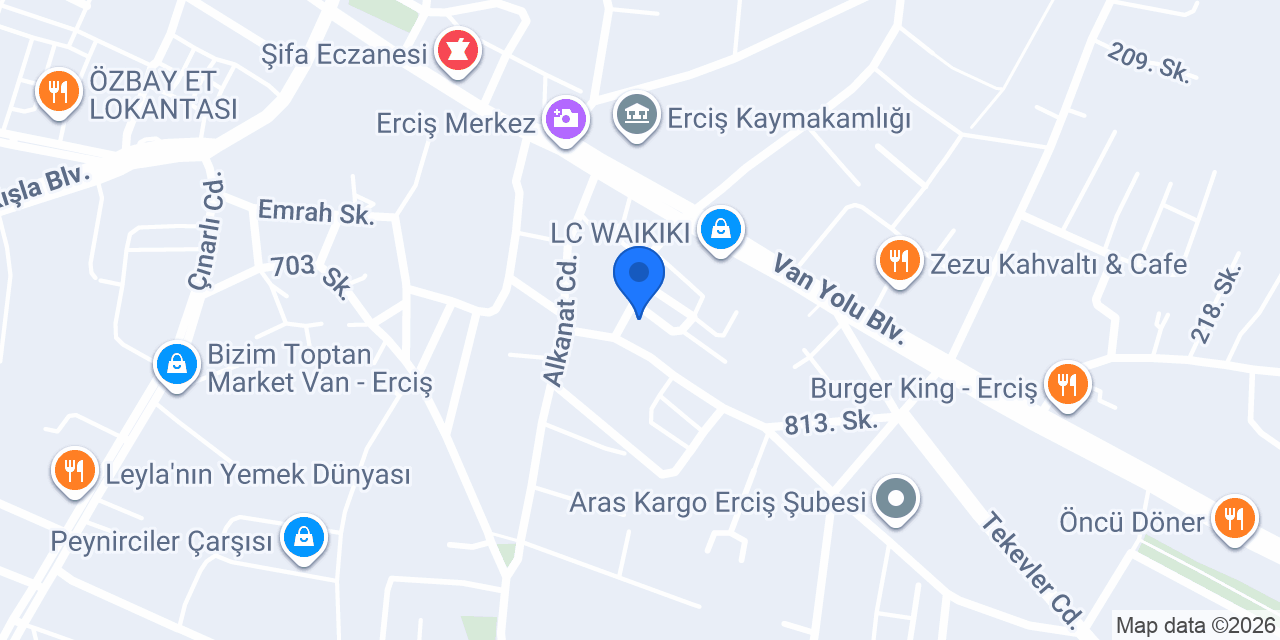 Van Otlu Peynircilik Zeydan konumu