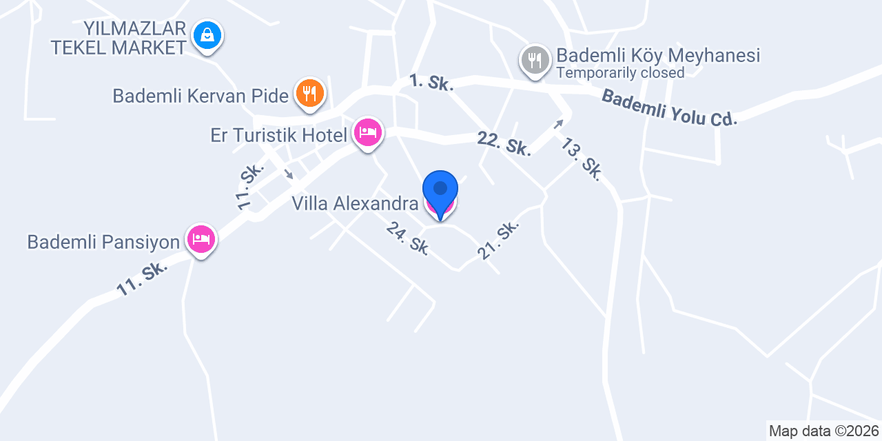 Villa Alexandra konumu