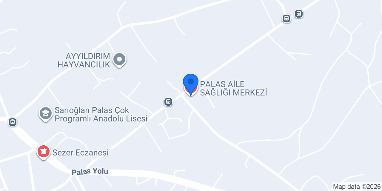 PALAS AİLE SAĞLIĞI MERKEZİ konumu